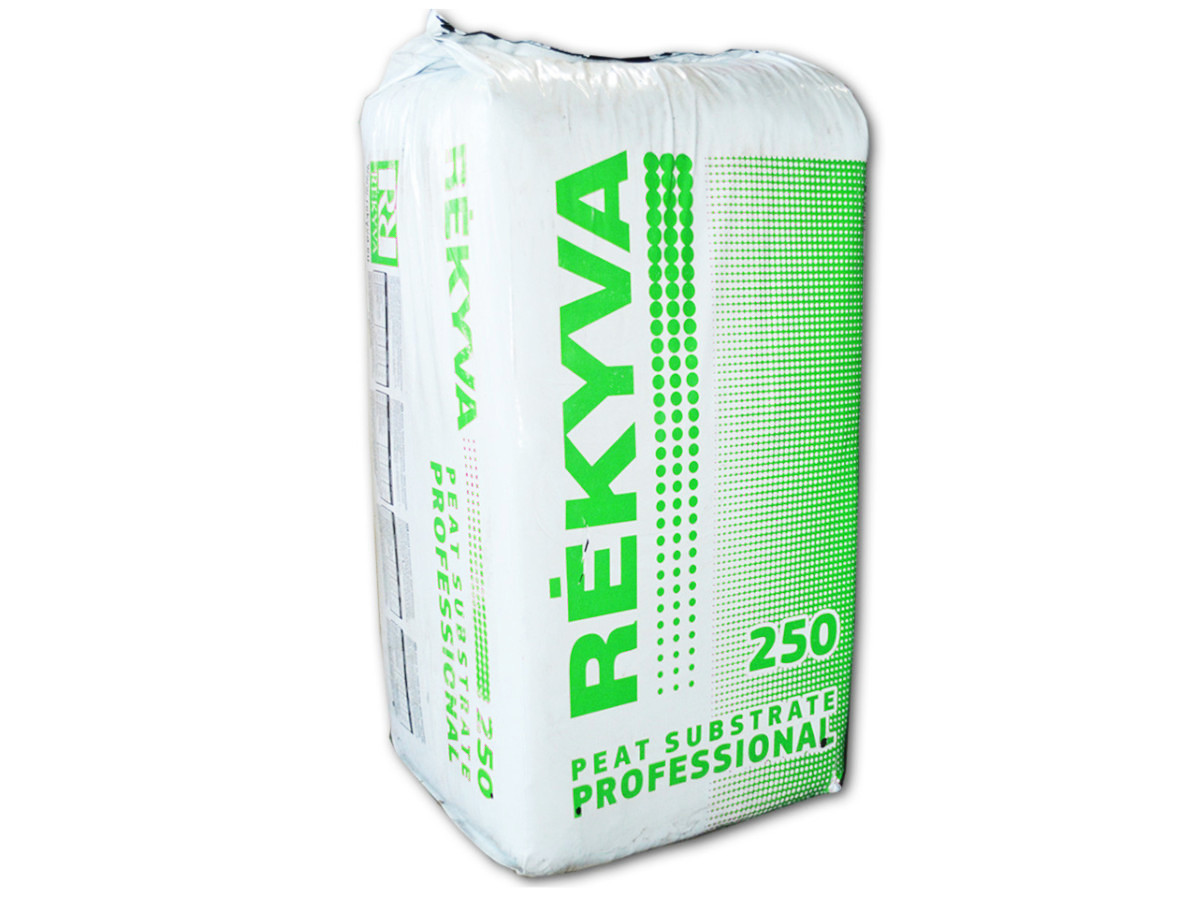 Субстрат Rekyva Remix 1 кислий крупный 250 л, фракция 0-40, pH 3,5, удобрения 0,5 г/л / Рекива Ремикс 1