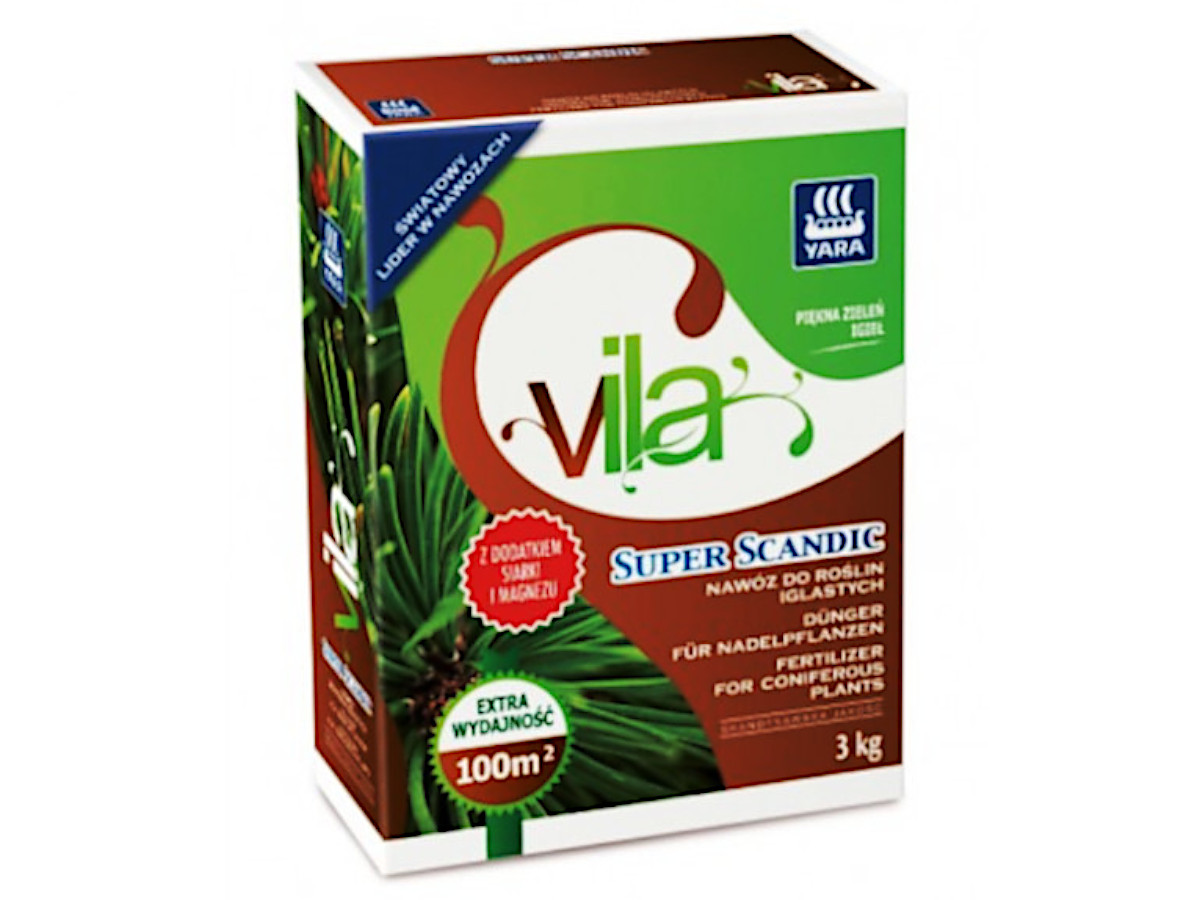 Удобрение Yara Vila для хвойных растений 3 кг ведро / Яра Вила для хвои